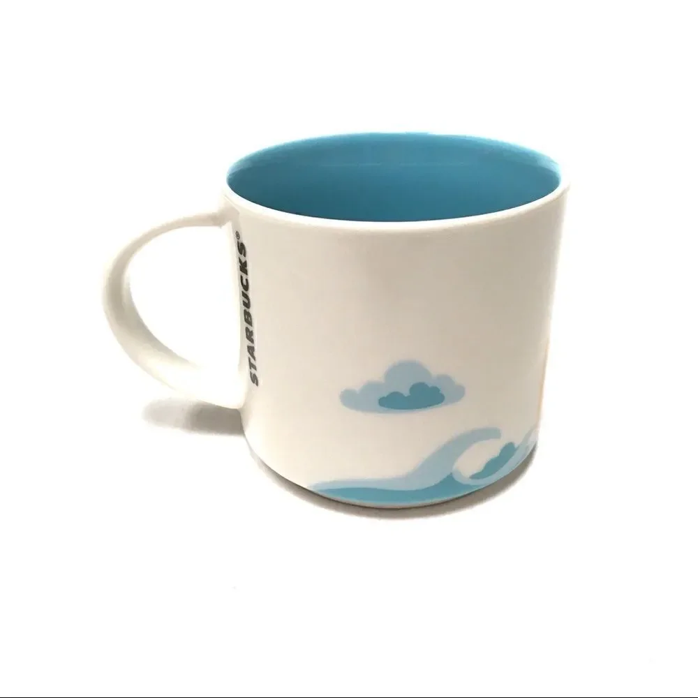 NIB Starbucks mug “you are here” California 14oz‎